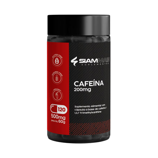 CÁPSULAS | Cafeína 200mg (120 cápsulas)