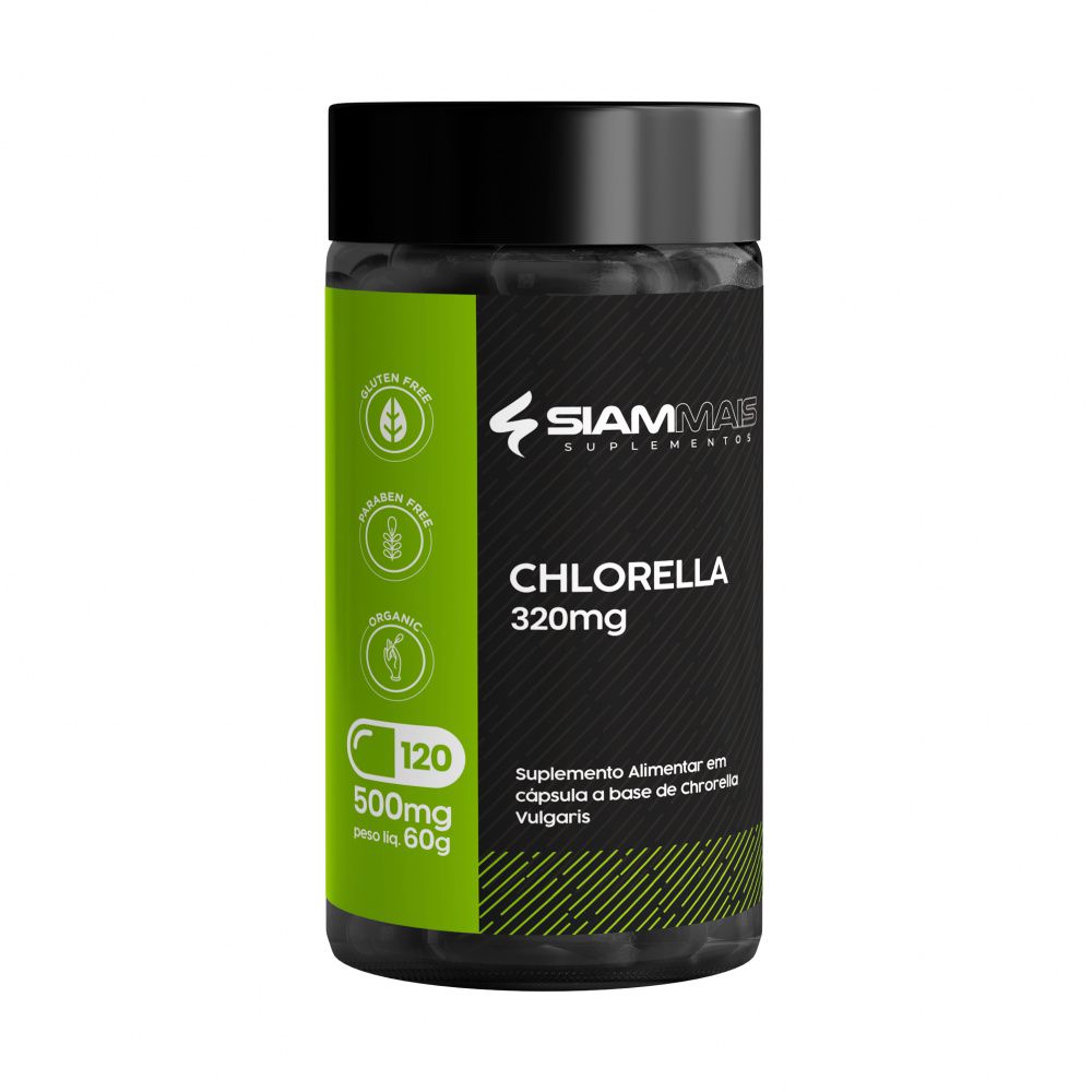 CHLORELLA - 320 mg PREMIUM - 120 CÁPSULAS