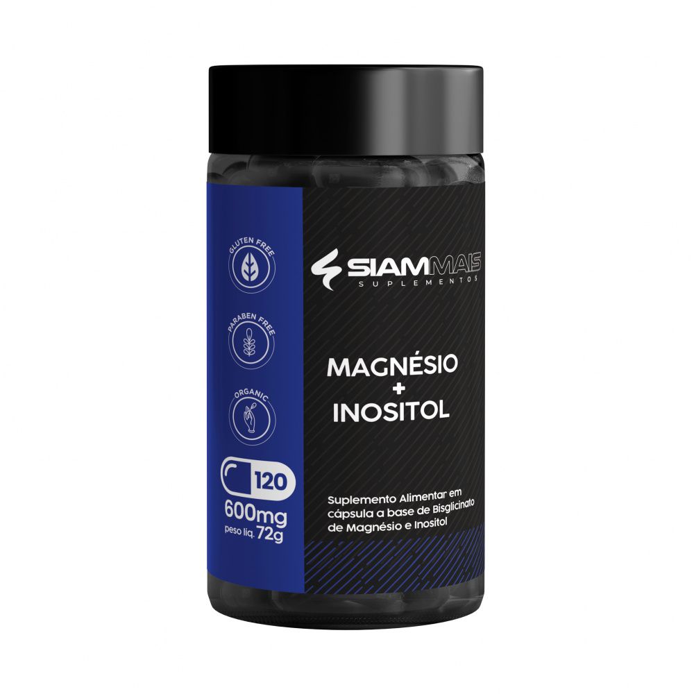 MAGNÉSIO + INOSITOL - 60  CÁPSULAS